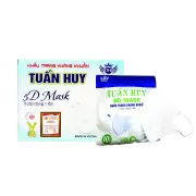 Khẩu Trang 5D Mask Tuấn Huy Trắng